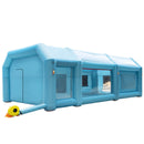 VEVOR Cabine de Peinture Gonflable 7x4x2,5 m, Tente Pulvérisation Gonflable pour Voiture, avec Système de Filtration 2 Souffleurs, en Oxford, Station de Travail de Peinture Automobile, Garage, Atelier - image 12