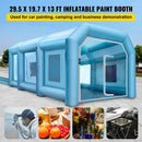 VEVOR Cabine de Peinture Gonflable 9x6x4 m, Tente Pulvérisation Gonflable pour Voiture, avec Système de Filtration avec Souffleur, en Oxford et PVC, Station de Travail de Peinture Automobile, Garage - image 3
