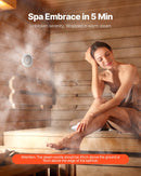 VEVOR Générateur de Vapeur Sauna 7,5 kW, Générateur de Vapeur Douche Bain Spa avec Contrôleur, Kit Vidange Automatique, Protection Contre Surchauffe, Marche Sec, Surpression, Efficacité 10 min à 24 h - image 4