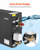 VEVOR Générateur de Vapeur Sauna 7,5 kW, Générateur de Vapeur Douche Bain Spa avec Contrôleur, Kit Vidange Automatique, Protection Contre Surchauffe, Marche Sec, Surpression, Efficacité 10 min à 24 h - image 6