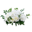 VEVOR Boules de Fleurs Artificielles Lot de 10 Diamètre Max 45 cm Compositions Roses Blanches Artificielles, Fausses Fleurs Décoratives pour Centres de Table, Mariages, Saint-Valentin, Déco Intérieur - image 12