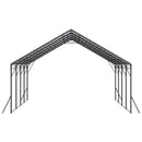 VEVOR Carport, 5,8 x 6 m, Abri de Voiture Métal Robuste, Abri Garage Extérieur avec Cadre Toit en Acier, Parois Latérales Amovibles, Auvent Stockage d'Auto pour Pick-up, Bateaux, Camions, Tracteurs - image 12