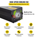 VEVOR Onduleur à Onde Sinusoïdale Modifiée 5000 W CC 12 V vers CA 120 V Voiture - image 7