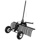 VEVOR Râteau Paysager Tracté 122 cm Râteau Déchaumeur Remorquable Compatible avec Tracteurs Utilitaires pour Entretien du Gazon, Aération de Pelouse, avec 24 Dents en Acier, Hauteur Angle Réglables - image 11