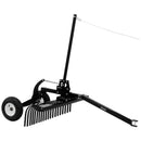 VEVOR Râteau Paysager Tracté 122 cm Râteau Déchaumeur Remorquable Compatible avec Tracteurs Utilitaires pour Entretien du Gazon, Aération de Pelouse, avec 24 Dents en Acier, Hauteur Angle Réglables - image 12