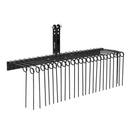 VEVOR Râteau Paysager Tracté 153 cm Râteau Déchaumeur Remorquable pour Attelage 3 Points Tracteurs Catégorie 1 Collecte Aiguilles de Pin, Paille, Feuilles, Nettoyage Jardin, 26 Dents Acier à Ressort - image 10
