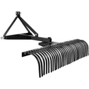 VEVOR Râteau Déchaumeur Tracté 1525 mm Déchaumeur Remorquable Attelage 3 Points, Compatible avec Tracteurs, pour Préparation du Sol, Entretien du Gazon, Aération de Pelouse, 32 Dents en Acier Robuste - image 11