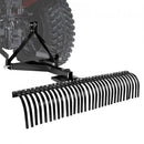VEVOR Râteau Déchaumeur Tracté 1525 mm Déchaumeur Remorquable Attelage 3 Points, Compatible avec Tracteurs, pour Préparation du Sol, Entretien du Gazon, Aération de Pelouse, 32 Dents en Acier Robuste - image 2