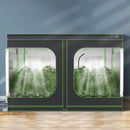 VEVOR Tente de Culture 305x305x203 cm Chambre de Culture Hydroponique Mylar 600D Hautement Réfléchissante avec Fenêtre d'Observation, Sac à Outils, Plateau de Sol pour Culture de Plantes d'Intérieur - image 9